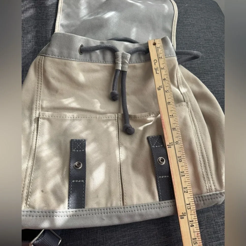 Lacoste Beige Backpack